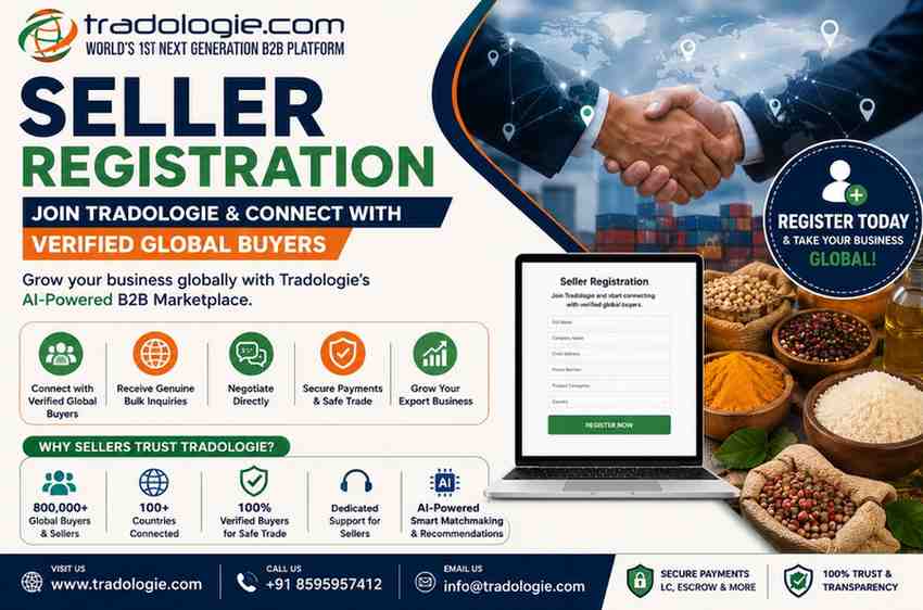 SellerRegistrationJoinTradologieConnectwithVerifiedGlobalBuyer